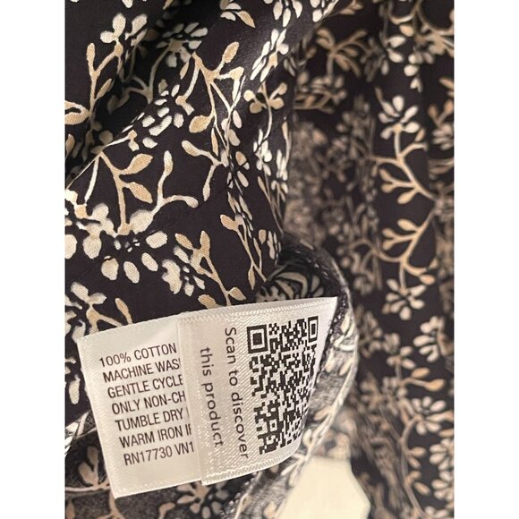 Universal Thread Women's PLUS XXL Cotton Puff Short Sleeve Blouse Top Boho Cotta - Picture 7 of 7